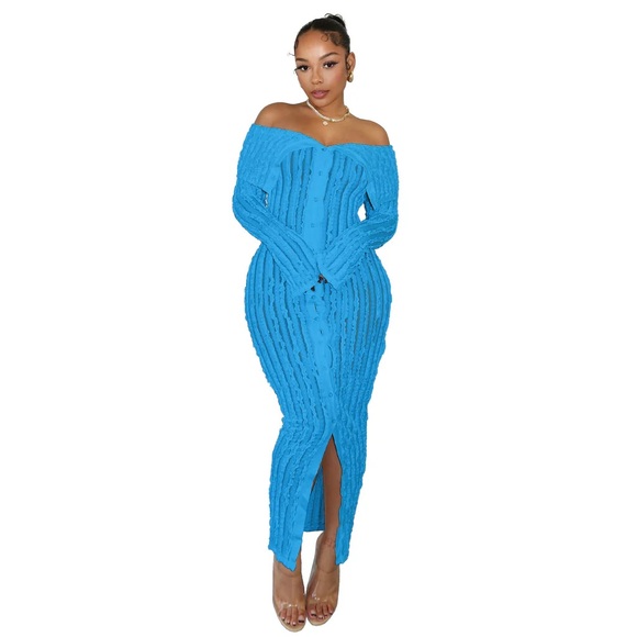 Dresses & Skirts - Temptress Off-Shoulder Maxi